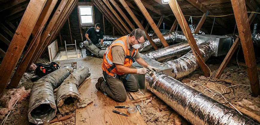 AC Duct Replacement in Vista
