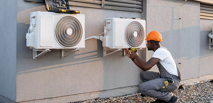 Central AC Outdoor Unit Cleaning in Vista