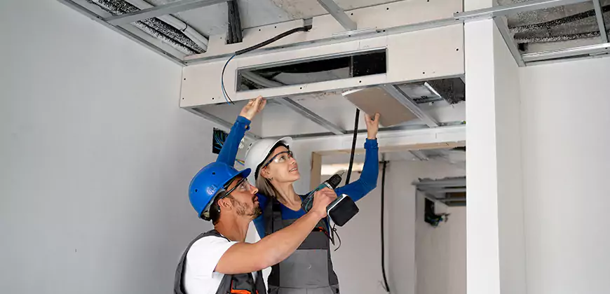 Duct Insulation and Condensation Repair in Vista